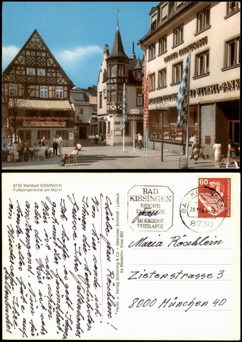 Bad kissingen fußgängerzone - bad,