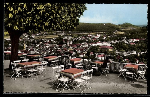 Bad kissingen blick vom cafe - bad,