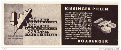 Original werbung 1937 bad - original,