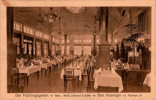 Gruss aus bad - ak, kissingen