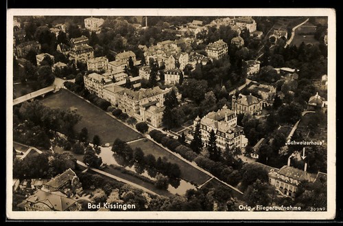 Bad kissingen teilansicht - ak,