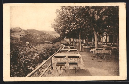 Bad kissingen cafe - ak, kissingen,