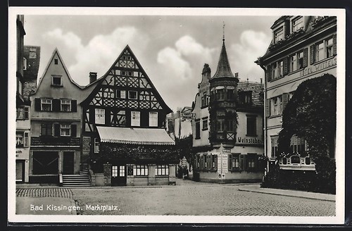 Ansichtskarte bad kissingen - bad,