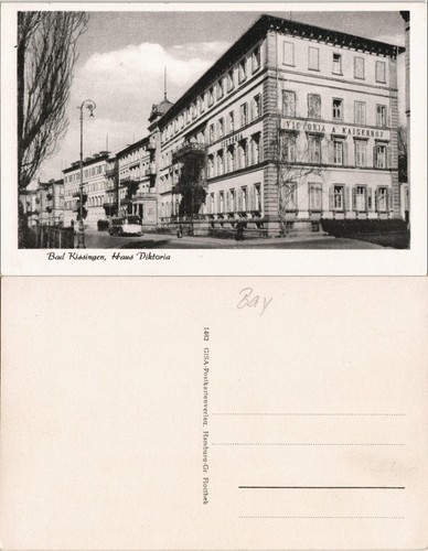 Ansichtskarte bad kissingen - bad,
