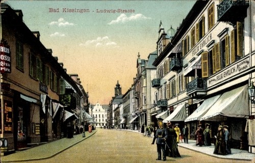 Bad kissingen unterfranken - ak,