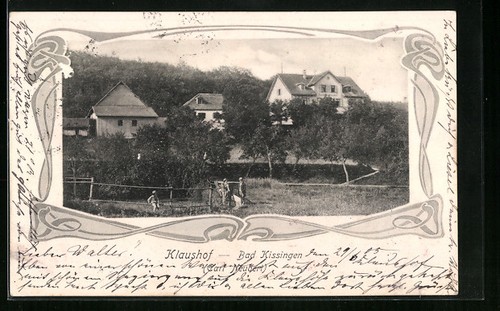 Bad kissingen ansichtskarte - bad,