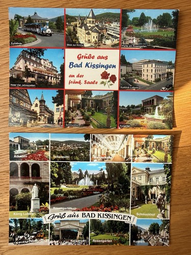 Bad kissingen ansichtskarte - ak,