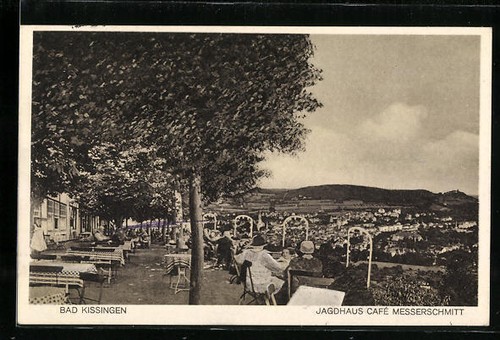 Ansichtskarte bad kissingen - ansichtskarte,