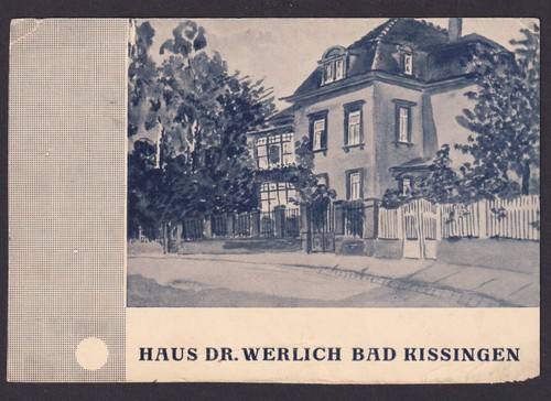 Ansichtskarte bad kissingen - ansichtskarte,